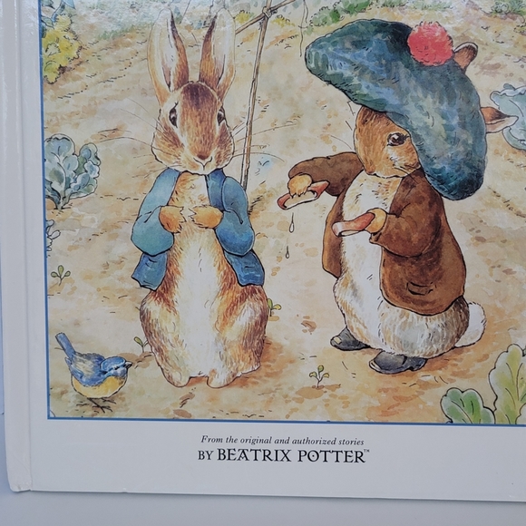 Play a Sound The Tale of Peter Rabbit and Benjamin Bunny Vintage Hardcover Book - Picture 4 of 17